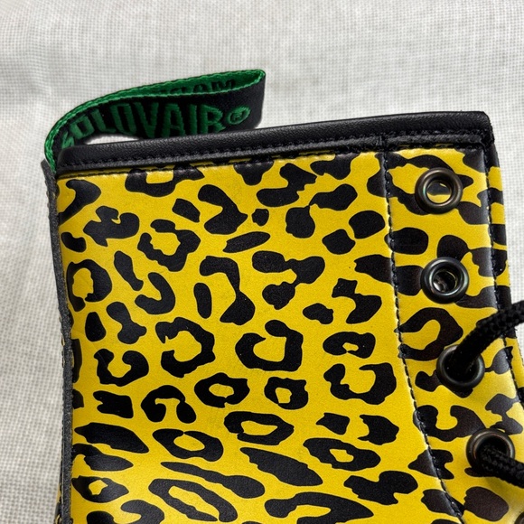 Bloomie's X Solovair Women's Printed Lace up Combat Boots UK Size 6 - Picture 2 of 14